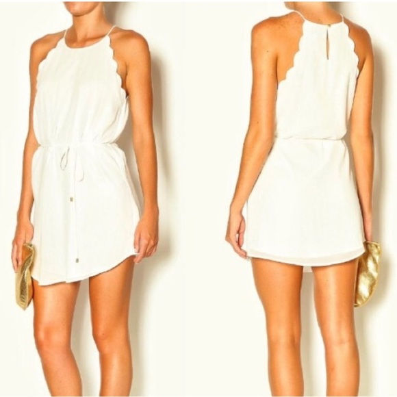 Naked Zebra White Sheath Dress | Luxury | Lightweight | Flowy | Feminine - Picture 2 of 10